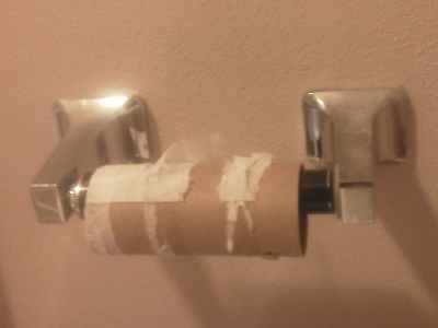 Stein -Toilettenpapier Alternative